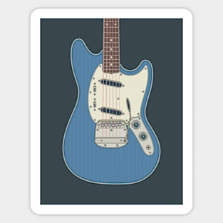 Lake Placid Blue Rockmaster Guitar Sticker